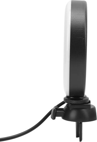 YT - ضوء ملء LED دائري 48 4 بوصة، ضوء ملء LED محمول للاجتماع عبر الإنترنت وتصوير مدونة فيديو، درجة حرارة لون قابلة للتعديل 3200-6500 كلفن مع مشبك قوي للكمبيوتر in Kuwait