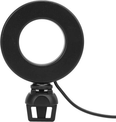 YT - ضوء ملء LED دائري 48 4 بوصة، ضوء ملء LED محمول للاجتماع عبر الإنترنت وتصوير مدونة فيديو، درجة حرارة لون قابلة للتعديل 3200-6500 كلفن مع مشبك قوي للكمبيوتر in Kuwait