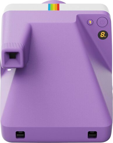 كاميرا بولارويد Now Generation 3 i-Type الفورية (أرجوانية) مع حزمة بدء تشغيل الأفلام ذات 8 ألوان i-Type + كابل شحن وقطعة قماش للتنظيف in Kuwait