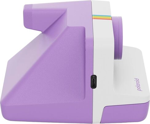 كاميرا بولارويد Now Generation 3 i-Type الفورية (أرجوانية) مع حزمة بدء تشغيل الأفلام ذات 8 ألوان i-Type + كابل شحن وقطعة قماش للتنظيف in Kuwait
