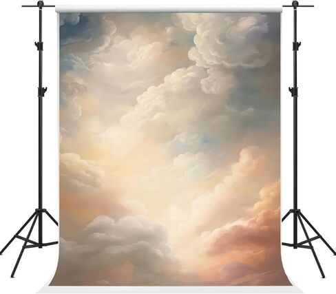 Kate 6.5×10ft Sky Clouds Backdrop Photography Sunny Dreamy Wonderland Family Party Backgrounds Photography Studio Props Photos Videos in Saudi Arabia