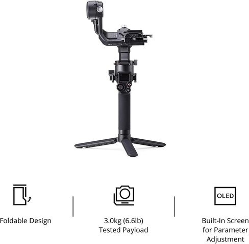 DJI CP.RN.00000121.01 RSC 2 Gimbal 3-Axis Stabilizer لكاميرات DSLR (متجددة) حزمة مع حزمة حماية محسنة CPS لمدة عامين in Kuwait