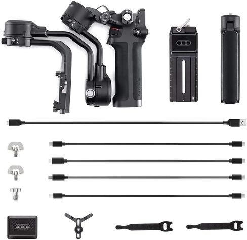 DJI CP.RN.00000121.01 RSC 2 Gimbal 3-Axis Stabilizer لكاميرات DSLR (متجددة) حزمة مع حزمة حماية محسنة CPS لمدة عامين in Kuwait