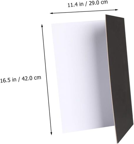 COHEALI Foldable Thick Photography Reflective Board with Black, White Surfaces for Studio and Outdoor Photo Backdrop, Professional Photo Background Cardboard for Product and Tabletop in Kuwait