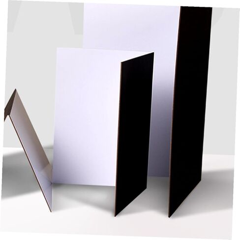 COHEALI Foldable Thick Photography Reflective Board with Black, White Surfaces for Studio and Outdoor Photo Backdrop, Professional Photo Background Cardboard for Product and Tabletop in Kuwait