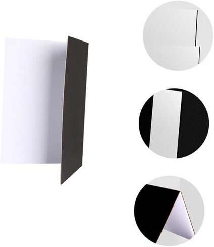 COHEALI Foldable Thick Photography Reflective Board with Black, White Surfaces for Studio and Outdoor Photo Backdrop, Professional Photo Background Cardboard for Product and Tabletop in Kuwait