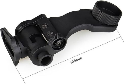 نظارات الرؤية الليلية PVS 14 Mount PVS14 J-Arm للرؤية الليلية متوافقة مع حامل خوذة L4G24، الألومنيوم، أسود in Kuwait