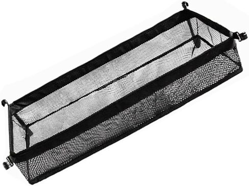 Drfeify Mesh Bag Desk, Organizer for Camping Table Tripod Rack, Large Storage with Four Hooks, Tear, Foldable, Knitted Material, Ideal for BBQ Tools, Utensils, Gadgets, Food (L) in Saudi Arabia