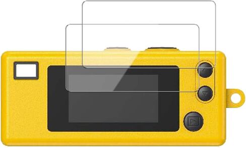واقي شاشة مكون من قطعتين لكاميرا KODAK CHARMERA الرقمية ذات سلسلة المفاتيح، زجاج مقسى بصلابة 9H لـ KODAK CHARMERA، مضاد للخدش، خالٍ من الفقاعات، وضوح عالي الدقة in Kuwait