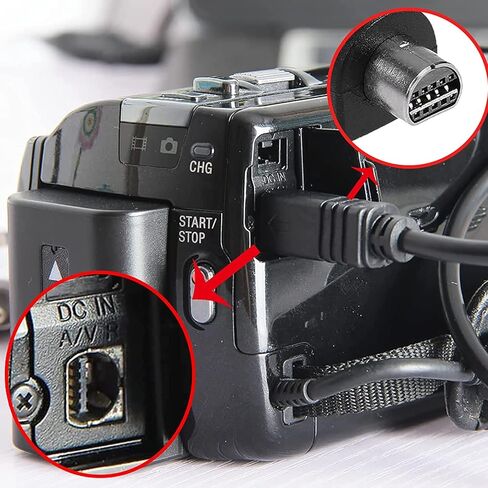 كابل تلفزيون GUY-TECH بطول 5 أقدام AV A/V متوافق مع Sony Handycam DCR-DVD92/e DCR-DVD406 e in Kuwait