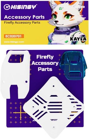 HISINGY Drone Accessory Parts for Firefly Collection,Flight Controller Cover Board*1,Camera Holder*1,Camera Cover Board*1,Lightweight,Easy Assembly (White) in Saudi Arabia
