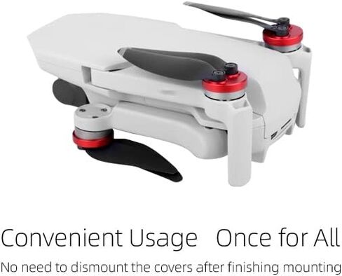 4 قطع/مجموعة غطاء محرك Mavic Mini 3 Pro/Mini/Mini SE مصنوع من سبائك الألومنيوم لملحقات غطاء حماية المحرك DJI Mini 3 Pro (أسود) in Kuwait