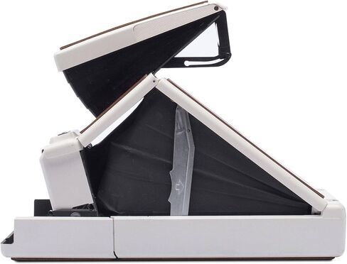 كاميرا بولارويد SX-70 لاند موديل 2 – أبيض وبني | تجديد خمر SLR قابلة للطي | كاميرا فورية ذات تركيز يدوي | يستخدم فيلم SX-70 (متجدد) in Kuwait