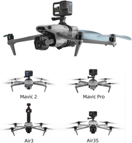 حامل تمديد علوي لـ DJI Air 3/3S Mavic Series Drone محول حامل لـ Gopro DJI Insta 360 ملحقات تثبيت كاميرا الحركة in Kuwait