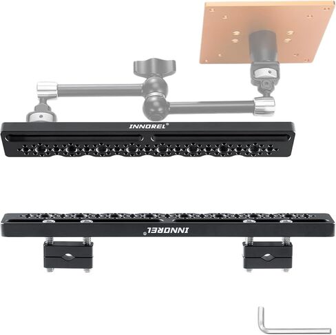 INNOREL TB2403 Car Headrest Mount Camera Monitor Bracket 1/4" Screw Shooting Extension Bracket for Installing Camera Cage, Car Headrest ARRI Camera Accessories Inside Vehicle in Kuwait