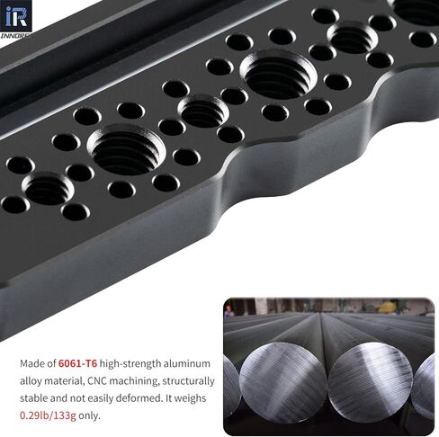 INNOREL TB2403 Car Headrest Mount Camera Monitor Bracket 1/4" Screw Shooting Extension Bracket for Installing Camera Cage, Car Headrest ARRI Camera Accessories Inside Vehicle in Kuwait