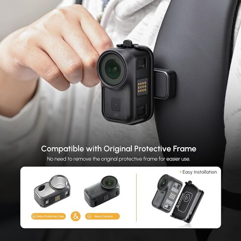 STARTRC PHOTO حقيبة ظهر مزودة بمشبك لملحقات DJI Osmo Nano، مشبك كاميرا نانو أفقي ورأسي سريع التحرير لمدونات الفيديو والسفر in Kuwait