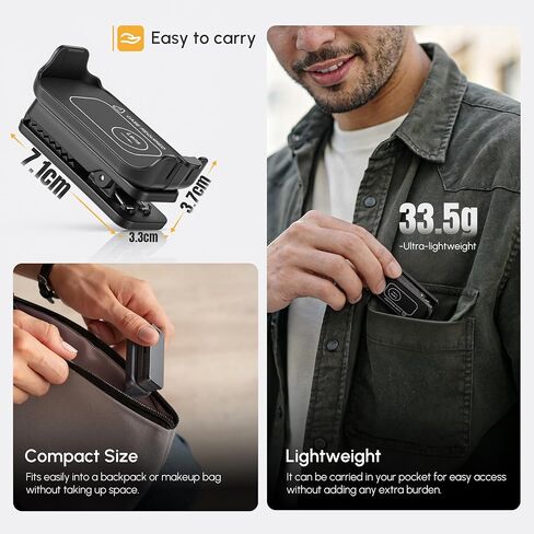 STARTRC PHOTO حقيبة ظهر مزودة بمشبك لملحقات DJI Osmo Nano، مشبك كاميرا نانو أفقي ورأسي سريع التحرير لمدونات الفيديو والسفر in Kuwait