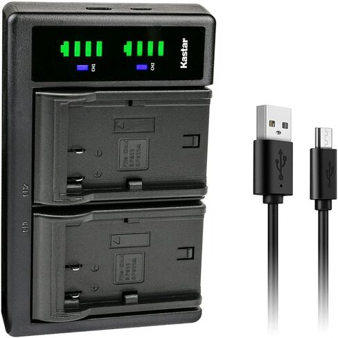 Kastar 2Pack Battery and LTD2 USB Charger Replacement for Canon Optura 100MC, Optura 200MC, Optura Pi, Optura Xi, PowerShot G1, PowerShot G2, PowerShot G3, PowerShot G5, PowerShot G5 Pro, PowerShot G6 in Saudi Arabia