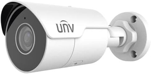 كاميرا Uniview 5MP Bullet HD Mini، عدسة رئيسية 2.8 مم، HD، EasyStar، IR، كاميرا أمان الشبكة (IPC2125SR5-ADF28KM-G) in Kuwait