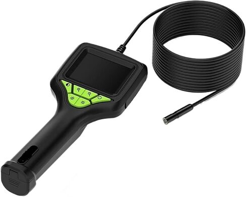 كاميرا Borescope محمولة باليد 8 مم 1080P HD 2.8 بوصة شاشة المنظار الصناعي لفحص الأنابيب IP67 كابل مسبار مقاوم للماء (10 متر) in Kuwait
