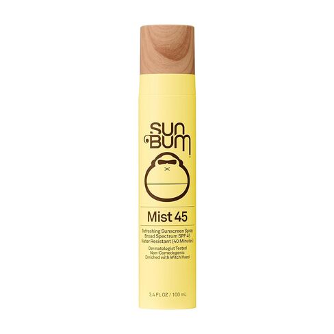 رذاذ الوجه الواقي من الشمس SPF 45 الأصلي من صن بوم | نباتي وهاواي 104 متوافق مع قانون الشعاب المرجانية (خالي من الأوكتينوكسات والأوكسيبنزون) واقي من الشمس مرطب واسع النطاق للأشعة فوق البنفسجية الطويلة والمتوسطة مع بندق الساحرة | 3.4 أوقية in Kuwait