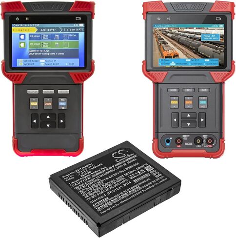بطارية بديلة 3450 مللي أمبير/7.4 فولت لكاميرا Triplett CamView IP Pro TRI-8072 TRI-8073 TRI-8070 TRI-8071 CamView IP Pro 5 كاميرا Teste TRI-807x WG-B16 37-71 37-105 in Kuwait