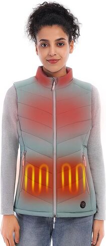 findway Heated Vest Women [New] with Rechargeable Battery, Lightweight & Consistant Warmth Puffer Heating Vest Quilted Jacket in Saudi Arabia