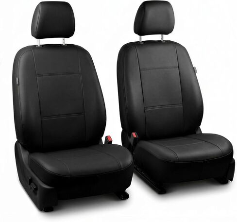 تغطي مقعد سيارة مجموعة FH Group Covers Pu Leather Automotive Covers مجموعة أمامية ، أغطية مقعد رمادية مع هدية ملحقات داخلية ملائمة للسيارات وسيارات الدفع الرباعي in Kuwait