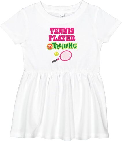 inktastic Future Tennis Player in Training Infant Dress in Kuwait