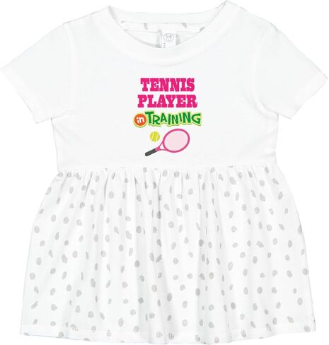 inktastic Future Tennis Player in Training Infant Dress in Saudi Arabia