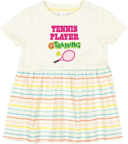 inktastic Future Tennis Player in Training Infant Dress in Saudi Arabia