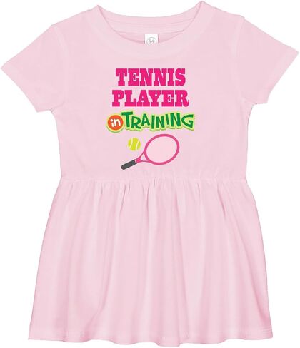 inktastic Future Tennis Player in Training Infant Dress in Saudi Arabia