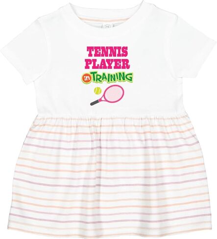inktastic Future Tennis Player in Training Infant Dress in Saudi Arabia