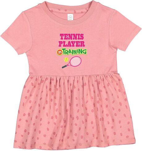 inktastic Future Tennis Player in Training Infant Dress in Saudi Arabia