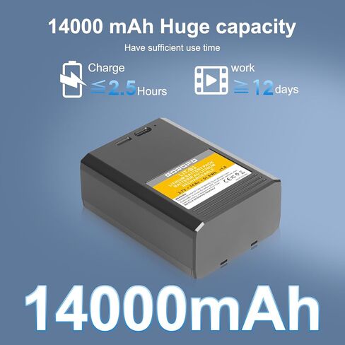 كاميرات مراقبة Vosker V300 VKX، بطارية ليثيوم قابلة لإعادة الشحن مع شحن سريع، مزود طاقة مقاوم للطقس in Kuwait