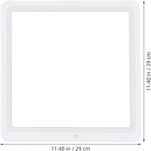 لوحة إضاءة LED لتعبئة الفيديو مقاس 30 سم طقم إضاءة للتصوير الفوتوغرافي بالضوء الأبيض للاستوديو الداخلي لتسجيل الفيديو مع التحكم باللمس بدون تأثير الظل in Kuwait