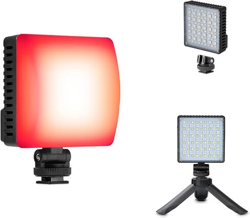 مصباح فيديو Focket RGB، ضوء كاميرا LED 84 LED CRI 95+ 1800K إلى 9000K قابل للتعتيم مع Softbox مغناطيسي لمدونات الفيديو الفوتوغرافية لمنشئ المحتوى in Kuwait