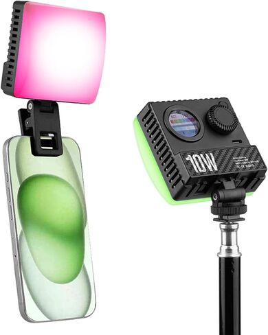 مصباح فيديو Focket RGB، ضوء كاميرا LED 84 LED CRI 95+ 1800K إلى 9000K قابل للتعتيم مع Softbox مغناطيسي لمدونات الفيديو الفوتوغرافية لمنشئ المحتوى in Kuwait
