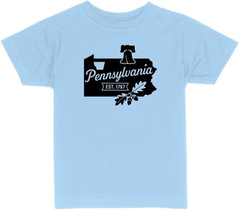 State Shape Pennsylvania Toddler Kids T-Shirt in Saudi Arabia