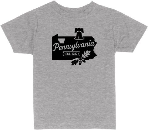 State Shape Pennsylvania Toddler Kids T-Shirt in Saudi Arabia