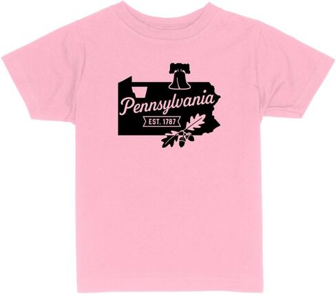 State Shape Pennsylvania Toddler Kids T-Shirt in Saudi Arabia