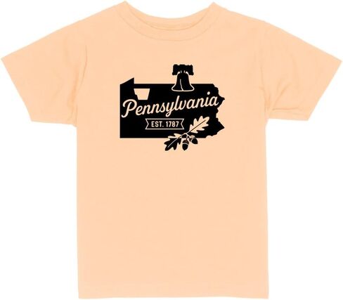 State Shape Pennsylvania Toddler Kids T-Shirt in Saudi Arabia