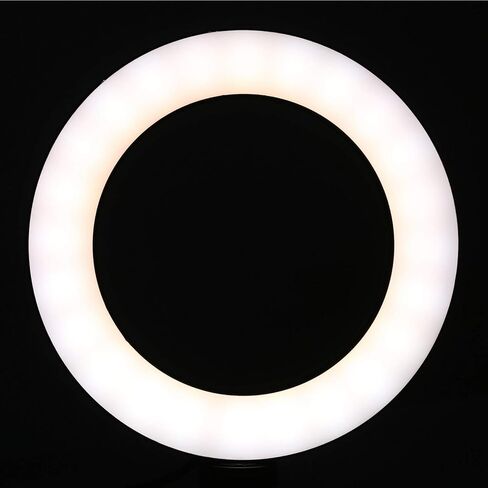 ضوء حلقة LED مقاس 16 سم، ضوء تعبئة قابل للتعديل للتصوير الفوتوغرافي والبث المباشر، 2800 كلفن - 6500 كلفن قابل للتعتيم مع ذراع مرن وحامل ثلاثي القوائم لصورة مكياج مدونات الفيديو in Kuwait