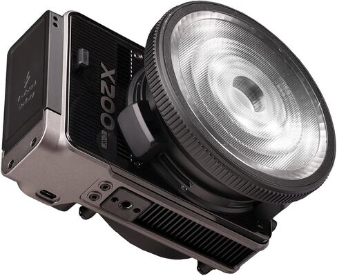 Yunseity 200W COB LED فيديو ضوء، 19000lux سطوع 2700K 6500K درجة حرارة اللون، مع شاشة LCD والتحكم في التطبيق، للتصوير الفوتوغرافي في الاستوديو والفيديو in Kuwait