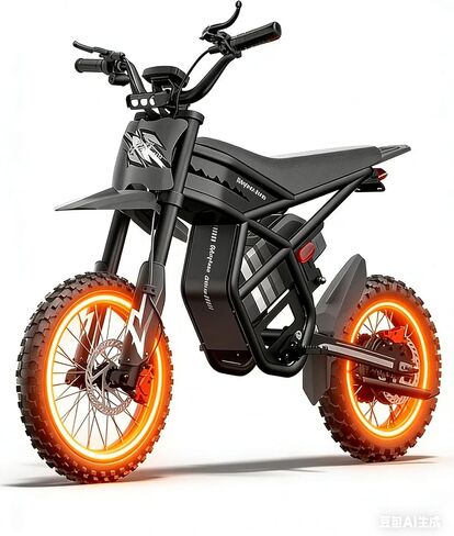 Riding Times GT54 Pro Electric Dirt Bike for Teens Adults, 3000W Brushless 338Nm Motor 14" & 12" Tires UL 2849 All Terrain Full Suspension Off-Road Adventure and Daily Commute in Saudi Arabia