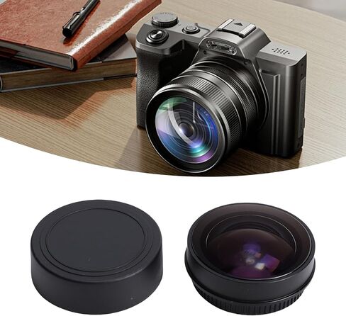 عدسة Fydun Fisheye بزاوية واسعة 0.2X للكاميرا 37 مم من سبائك الألومنيوم والزجاج البصري in Kuwait