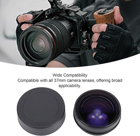 عدسة Fydun Fisheye بزاوية واسعة 0.2X للكاميرا 37 مم من سبائك الألومنيوم والزجاج البصري in Kuwait