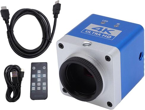 كاميرا صناعية مجهرية AUNMAS 4K، مستشعر CMOS بدقة 8.3 ميجابكسل 1/1.8 بوصة، دقة 3840 × 2160، واجهة عرض عالية الدقة من النوع C، مع تكبير رقمي 4X، للمجهر الاحترافي in Kuwait