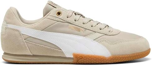حذاء رياضي نسائي من PUMA Bella Donna مصنوع من النايلون برباط كاجوال - بيج in Kuwait